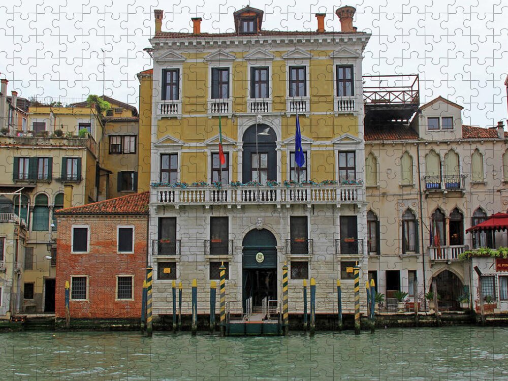 Venice Jigsaw Puzzle featuring the photograph Venice Italy Grand Canal #2 by Richard Krebs