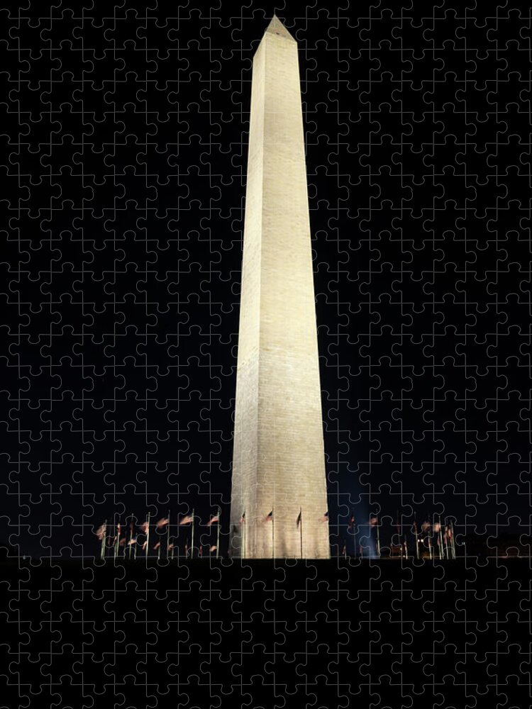 States Jigsaw Puzzle featuring the photograph Washington Monument 3 by Pelo Blanco Photo