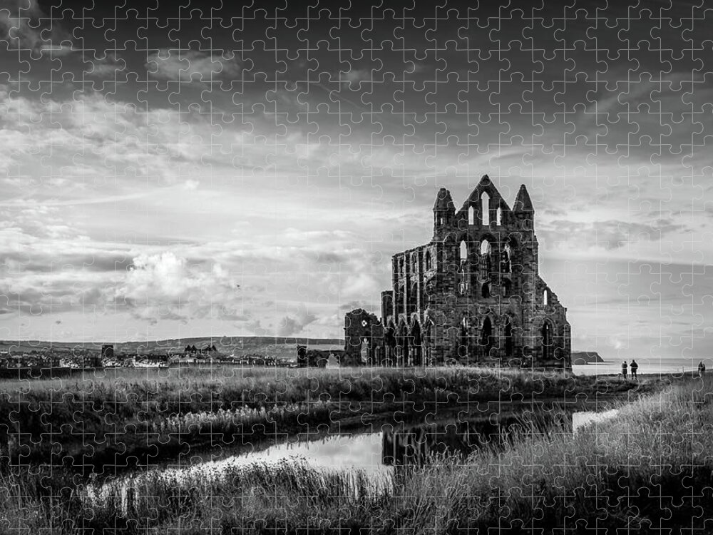 Britain Jigsaw Puzzle featuring the photograph Whitby abbey #1 by Chris Smith