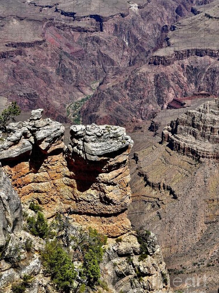 The Grand Canyon Jigsaw Puzzle featuring the digital art The Grand Canyon #11 by Tammy Keyes