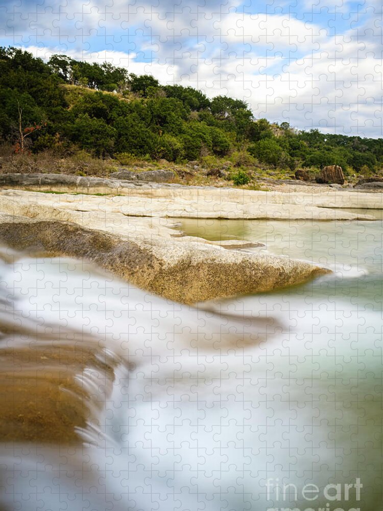 Johnson City Jigsaw Puzzle featuring the photograph Pedernales Falls #12 by Raul Rodriguez