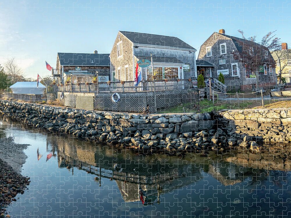 Wickford Jigsaw Puzzle featuring the photograph Wickford Rhode Island Small Town And Waterfront #12 by Alex Grichenko