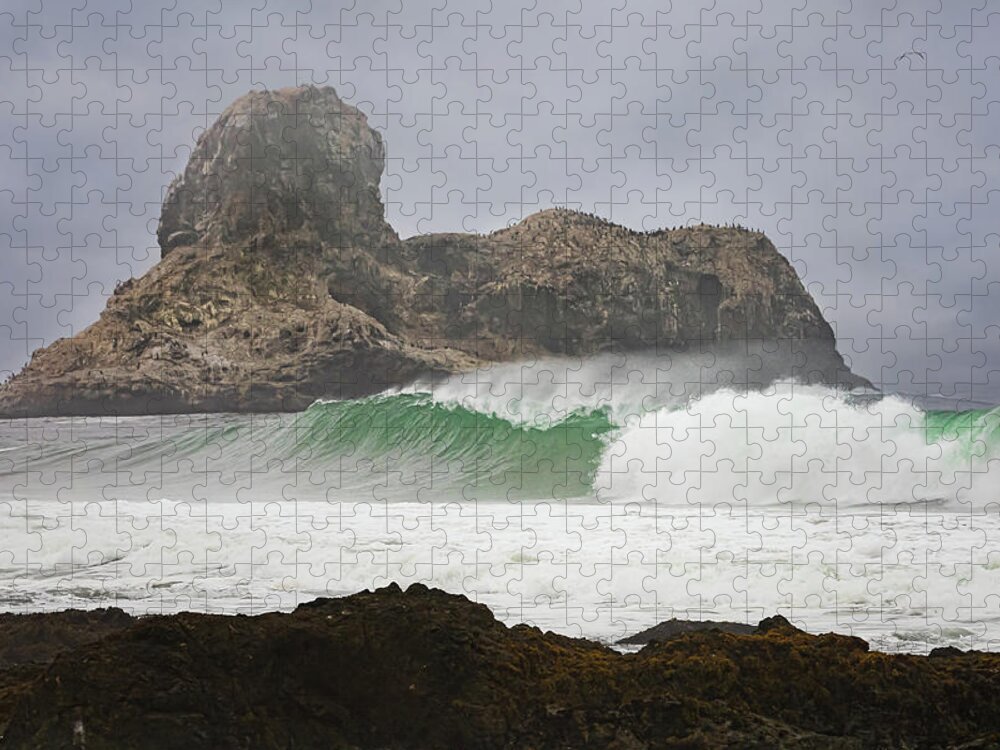  Jigsaw Puzzle featuring the photograph San Simeon #13 by Lars Mikkelsen