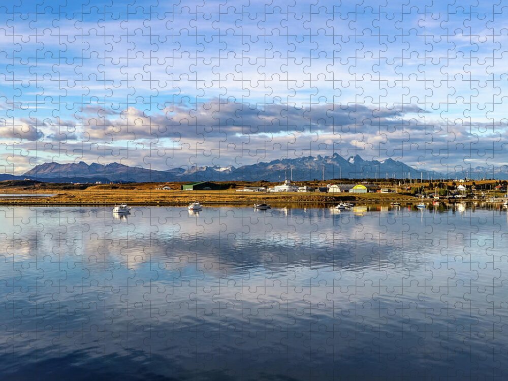 Ushuaia Jigsaw Puzzle featuring the photograph Ushuaia, Argentina by Paul James Bannerman