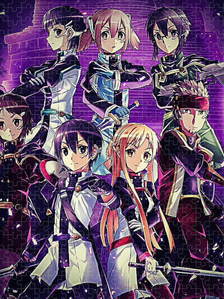 Sword Art Online Puzzles - Kirito and Asuna Sword Art Online
