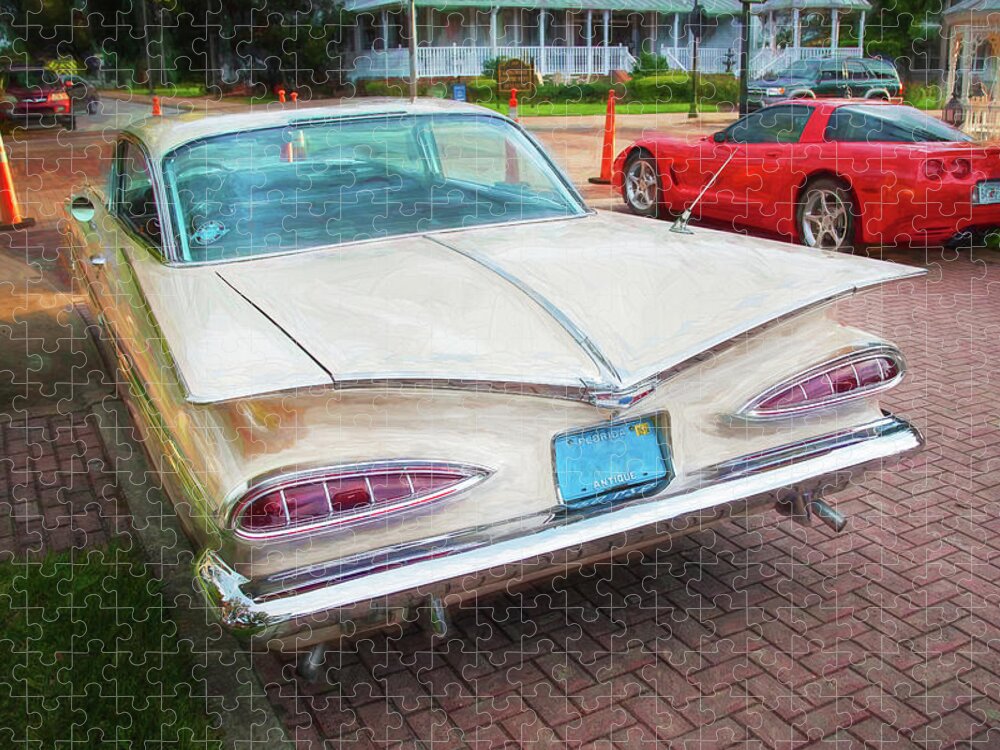 1959 Chevrolet Impala Jigsaw Puzzle featuring the photograph 1959 Chevrolet Impala 106 by Rich Franco