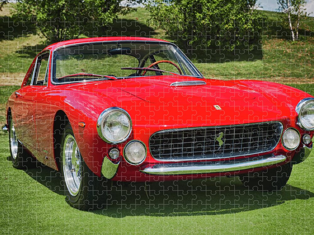 1963 Ferrari Jigsaw Puzzle featuring the photograph 1963 Ferrari 250 GT Lusso by Sebastian Musial
