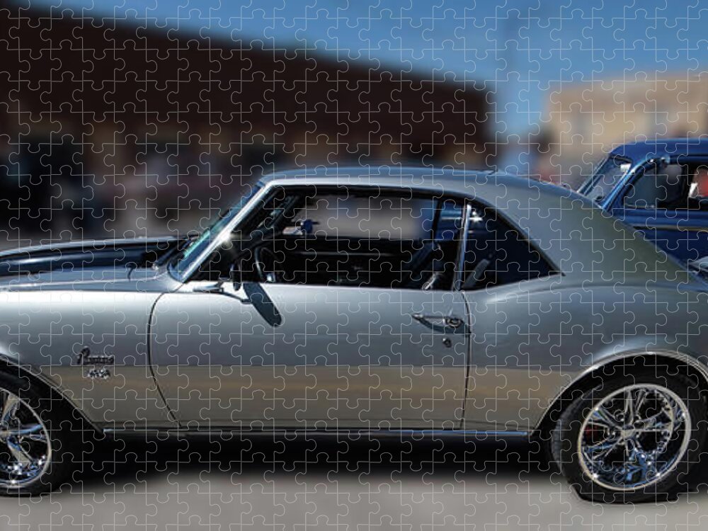 1968 Chevy Camaro Jigsaw Puzzle featuring the photograph 1968 Chevy Camaro Streets by Cathy Anderson