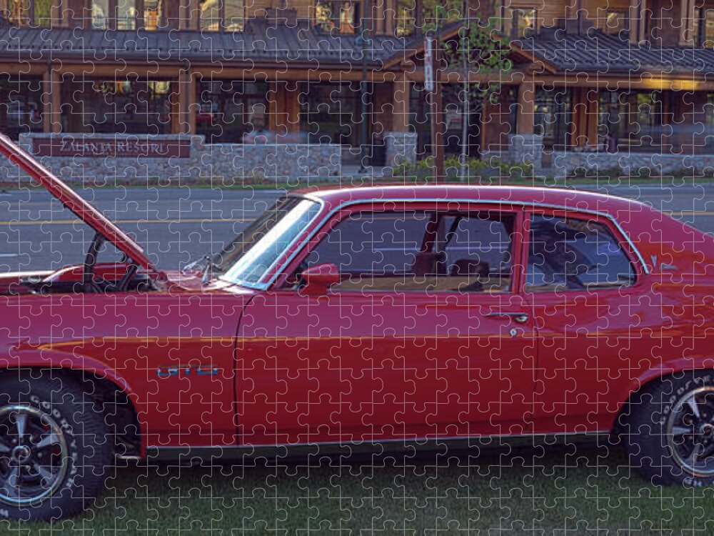 Pontiac Gto Jigsaw Puzzle featuring the photograph 1974 Pontiac G T O by PROMedias US