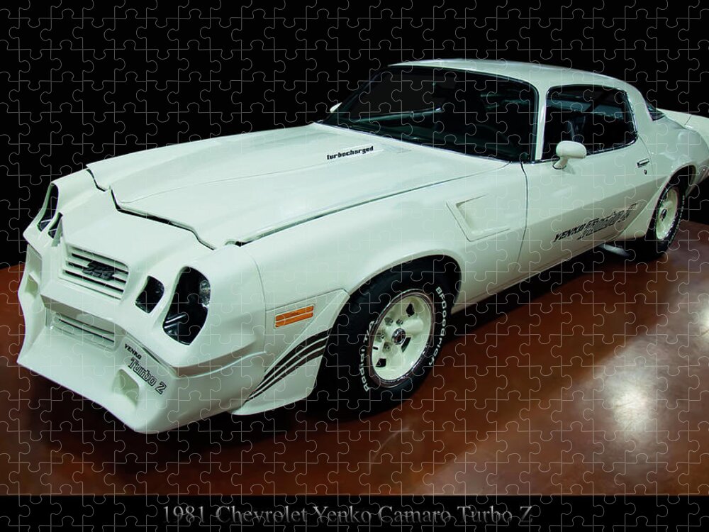 1980s Cars Jigsaw Puzzle featuring the photograph 1981 Chevy Yenko Camaro Turbo Z by Flees Photos