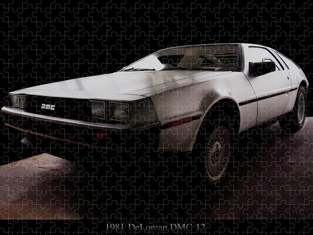 Classic Cars Jigsaw Puzzle featuring the photograph 1981 DeLorean DMC 12 by Flees Photos
