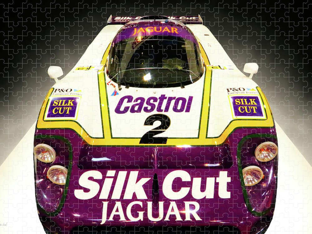 1988 Jigsaw Puzzle featuring the photograph 1988 Jaguar XJR-9 Le Mans by Peter Kraaibeek