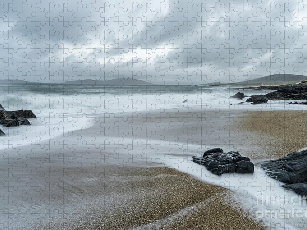 Island Of Harris Jigsaw Puzzle featuring the photograph Bagh Steinigidh, Isle of Harris #2 by Janet Burdon