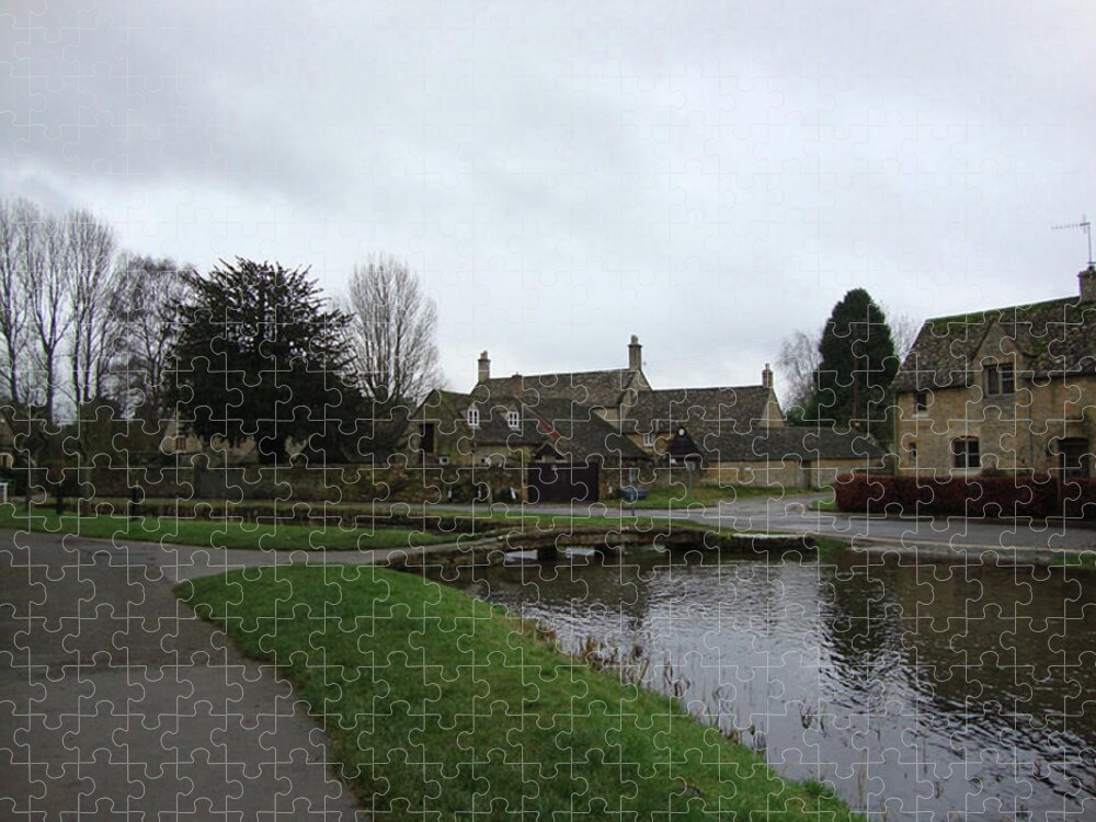 Bourton On The Water Jigsaw Puzzle featuring the photograph Bourton on the Water #2 by Roxy Rich