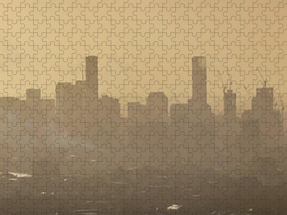 Skyline Jigsaw Puzzle featuring the photograph Brisbane Skyline #2 by Rick Nelson