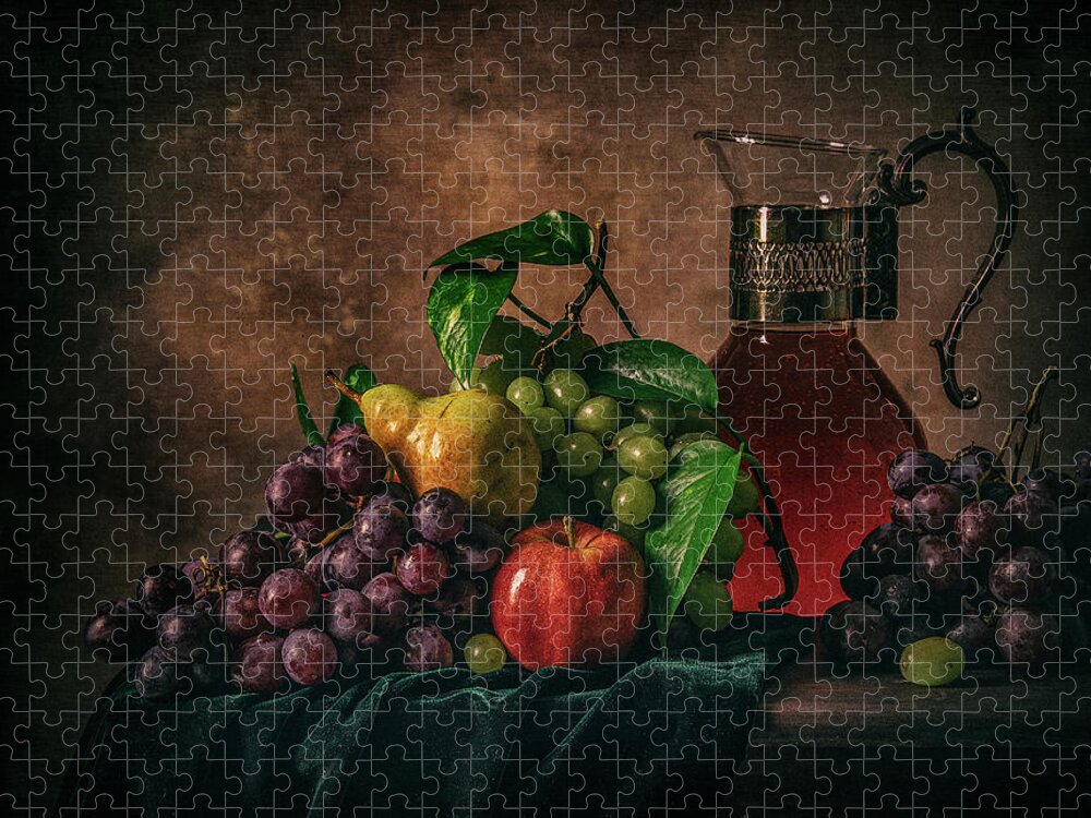 Fruits Jigsaw Puzzle featuring the photograph Fruits by Anna Rumiantseva