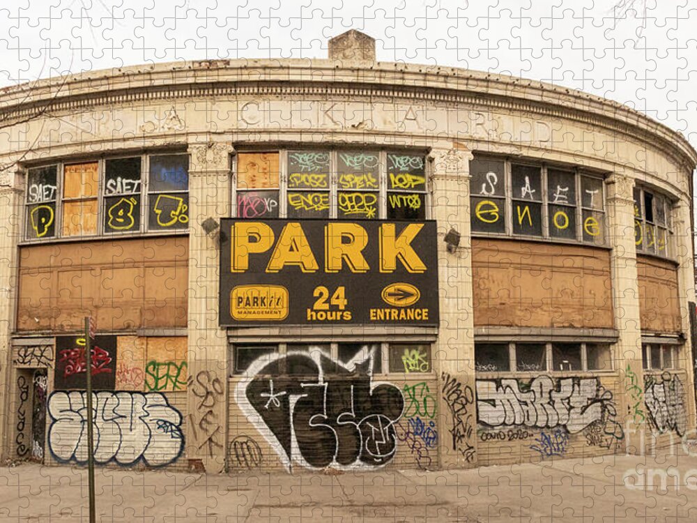 Packard Jigsaw Puzzle featuring the photograph Packard Building #2 by Cole Thompson