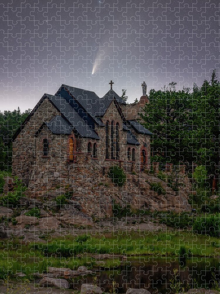 Comet Jigsaw Puzzle featuring the photograph St. Malo Nights #2 by Darren White