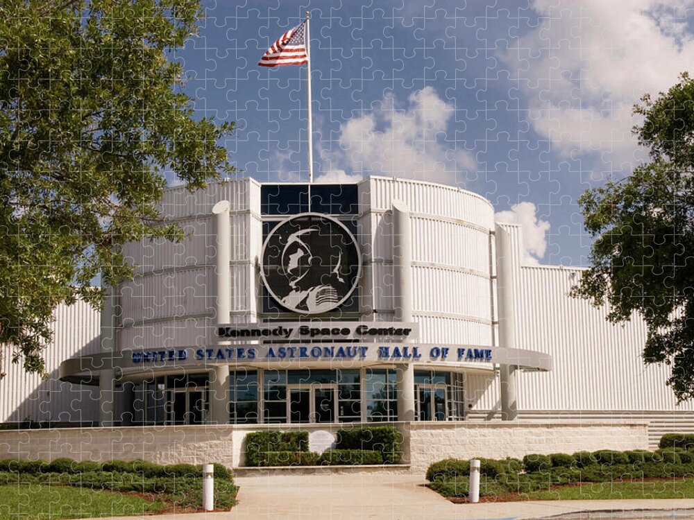 United States Astronaut Hall Of Fame Photo Jigsaw Puzzle featuring the photograph United States Astronaut Hall of Fame Florida by Bob Pardue