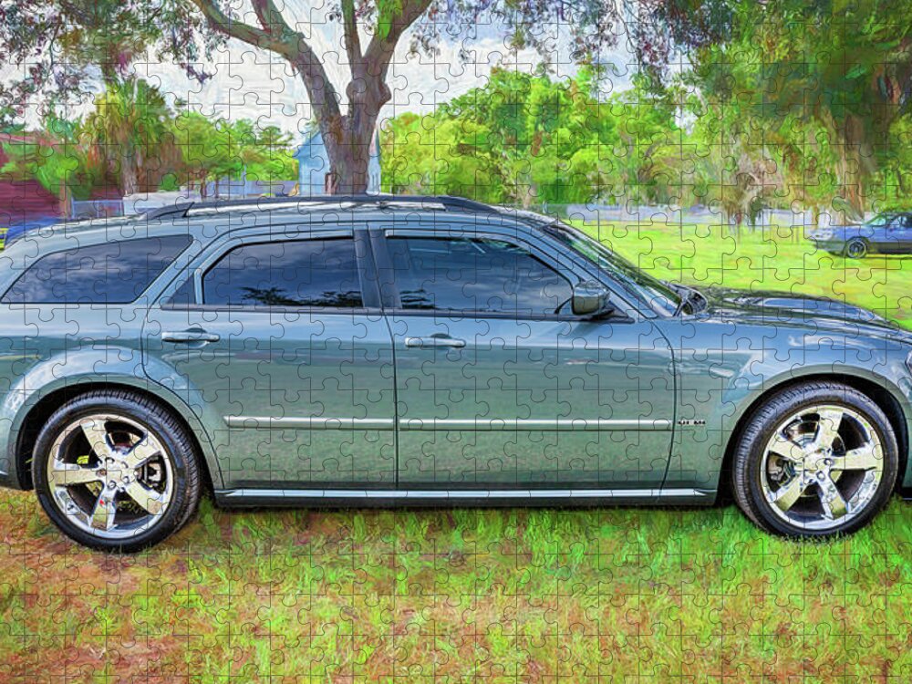 2006 Dodge Magnum Rt Jigsaw Puzzle featuring the photograph 2006 Dodge Magnum RT X110 by Rich Franco