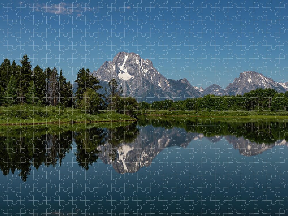 Tetons Jigsaw Puzzle featuring the photograph 2018 Tetons-7 by Tara Krauss