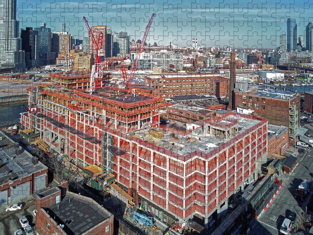 Nyc Jigsaw Puzzle featuring the photograph 2021-12-14_0463 Commercial by Steve Sahm