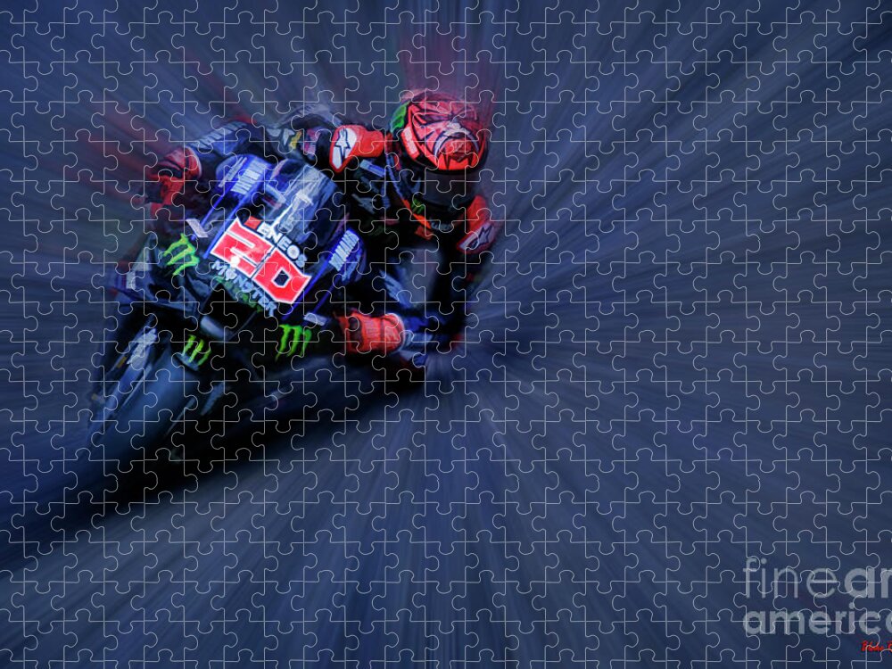 2021 Motogp Fabio Quartararo Yamaha Zooming #2021 Jigsaw Puzzle by Blake  Richards - Pixels Puzzles