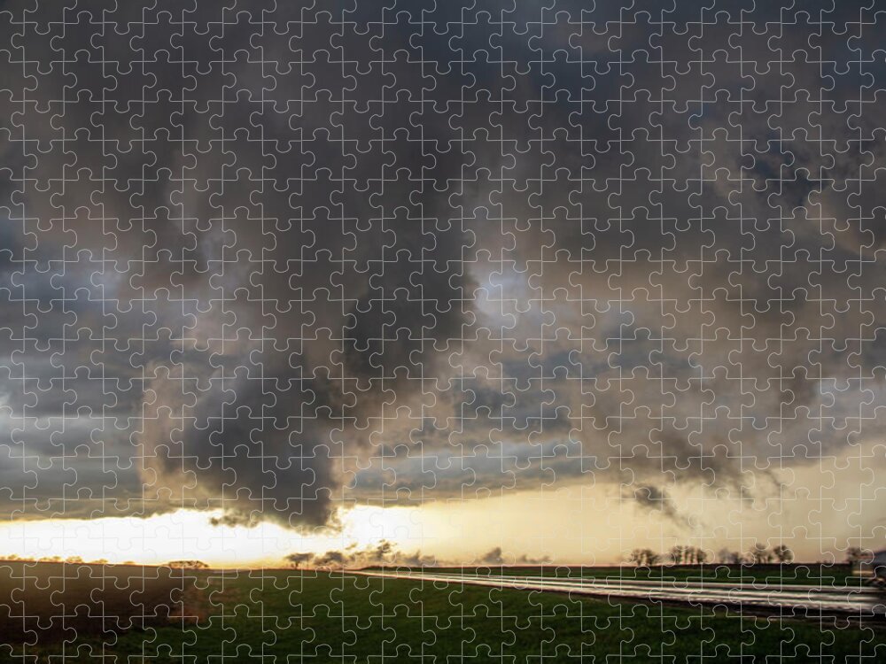 Nebraskasc Jigsaw Puzzle featuring the photograph 3rd Storm Chase of 2018 051 by NebraskaSC