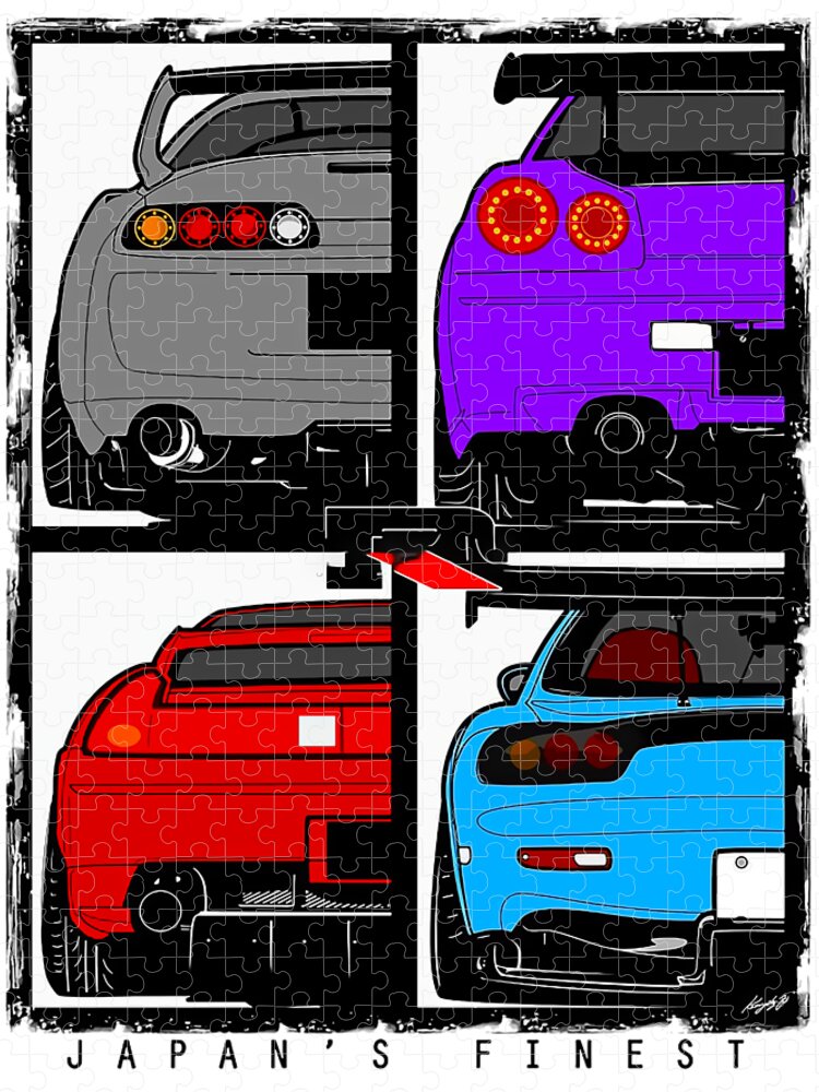 Drift Car Jigsaw Puzzles for Sale - Pixels