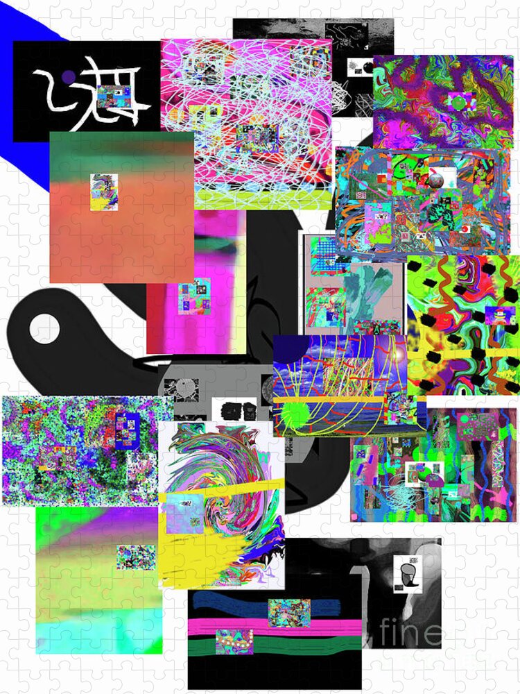  Jigsaw Puzzle featuring the digital art 5-17-2022q by Walter Paul Bebirian