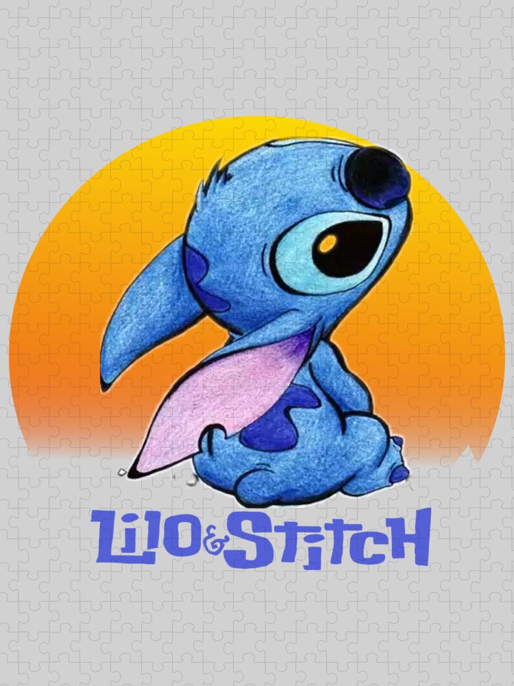 Lilo and Stitch Jigsaw Puzzle by Lalita Astuti - Pixels