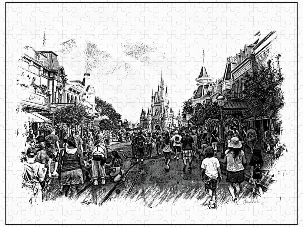 Walt Disney World Jigsaw Puzzle featuring the photograph Walt Disney World #5 by FineArtRoyal Joshua Mimbs