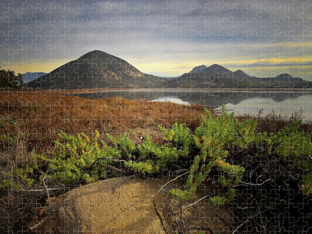  Jigsaw Puzzle featuring the photograph Morro Bay Estuary #6 by Lars Mikkelsen