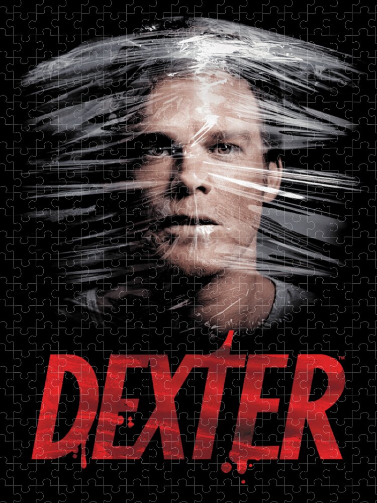 Dexter Jigsaw Puzzle featuring the digital art Dexter #7 by Sarah Mackellar
