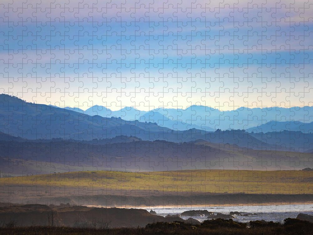 Jigsaw Puzzle featuring the photograph San Simeon #7 by Lars Mikkelsen