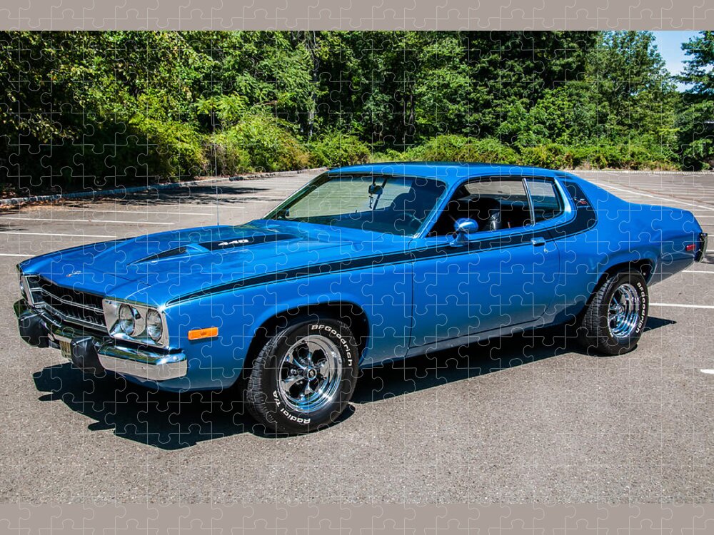 Roadrunner Jigsaw Puzzle featuring the photograph 73 Roadrunner 440 by Anthony Sacco