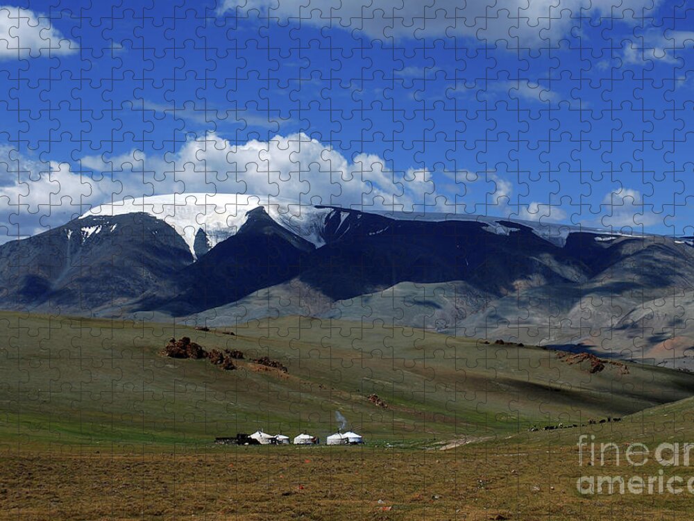 Colors Of Countryside Jigsaw Puzzle featuring the photograph Colors of Countryside #8 by Elbegzaya Lkhagvasuren