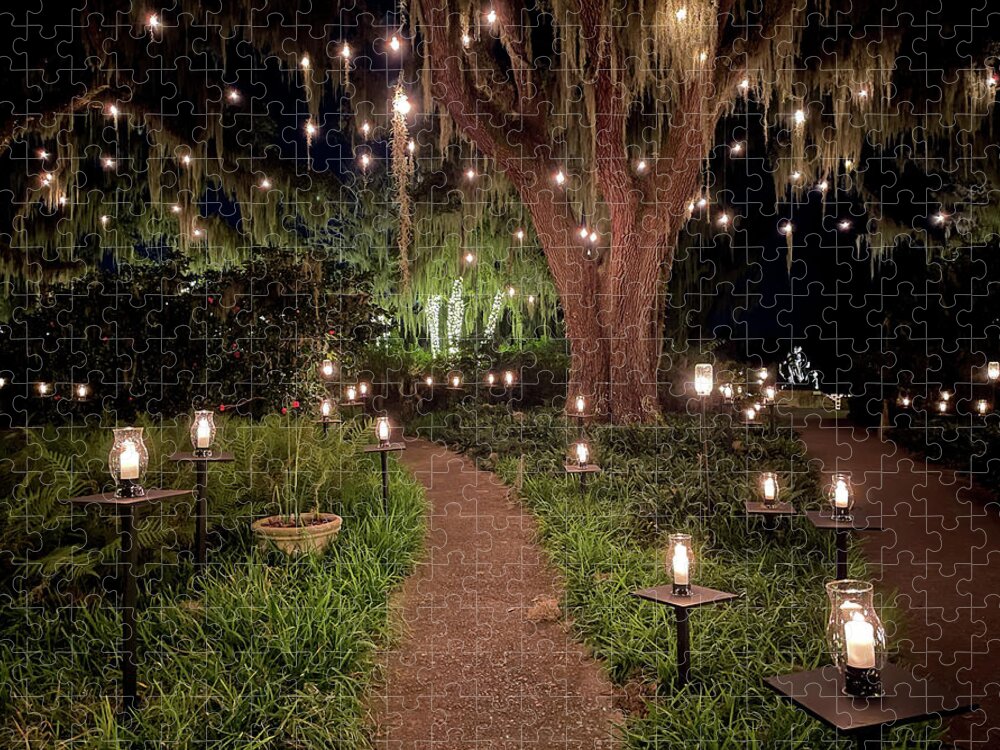 Brookgreen Gardens Jigsaw Puzzle featuring the photograph Brookgreen Gardens Festival of a Thousand Candles #10 by Dawna Moore Photography