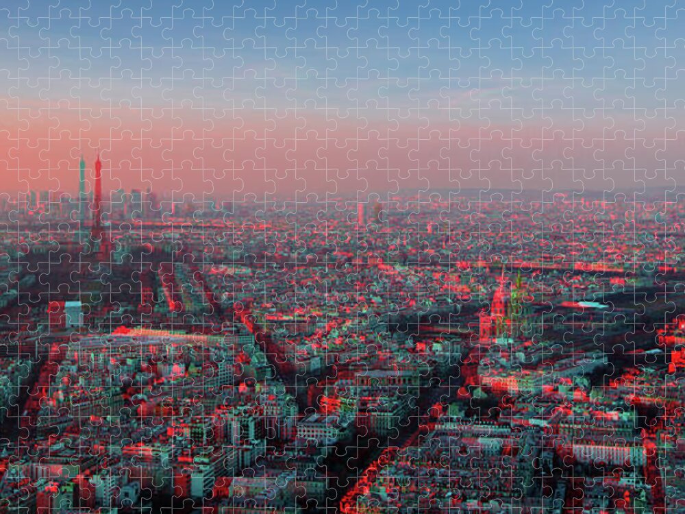 City Jigsaw Puzzle featuring the digital art Paris is Forever #94 by TintoDesigns