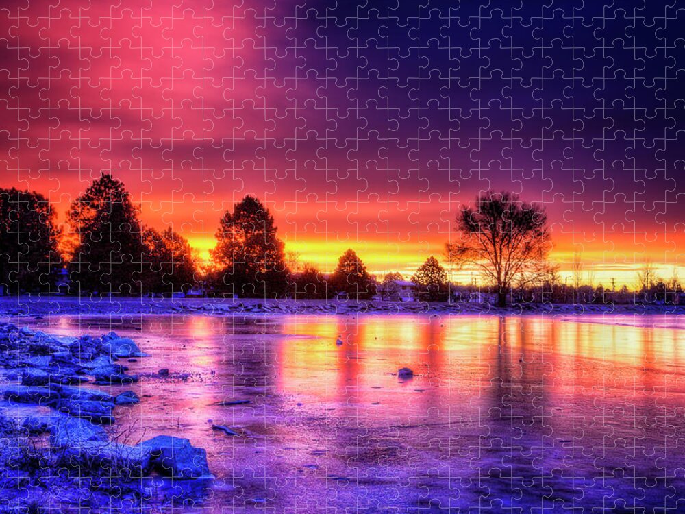 Nature Jigsaw Puzzle featuring the photograph A Blessed December First by Steve Sullivan