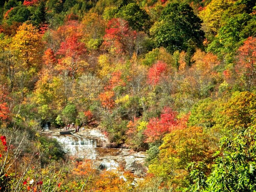 Autumn Jigsaw Puzzle featuring the photograph A Day Away by Allen Nice-Webb