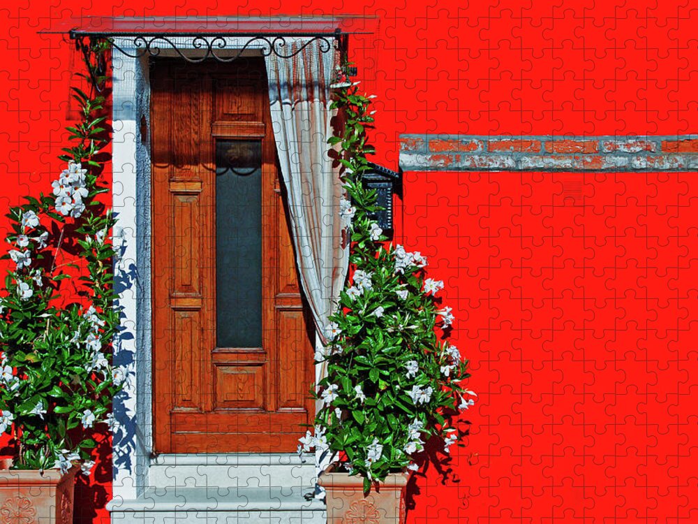 Photographic Art Jigsaw Puzzle featuring the photograph A-Door-ned by Rick Locke - Out of the Corner of My Eye