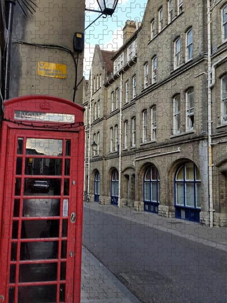All Jigsaw Puzzle featuring the digital art A Lane in Oxford United Kingdom KN3 by Art Inspirity