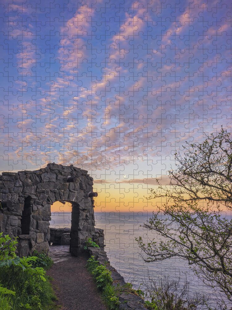 Oregon Jigsaw Puzzle featuring the photograph A Lookout to the Sea by Darren White