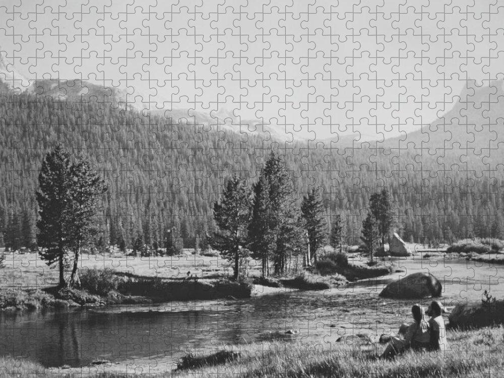 Mountains Jigsaw Puzzle featuring the photograph A Moment In Time by Allen Nice-Webb