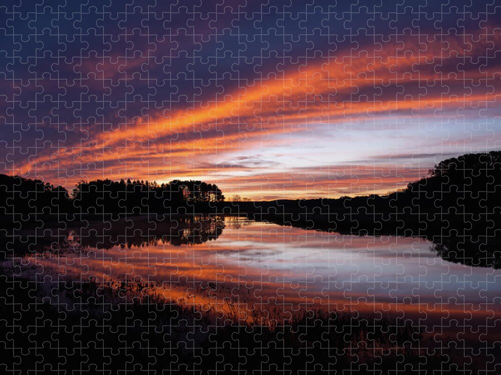 Quaoboag River Jigsaw Puzzle featuring the photograph A New Day by David Pratt
