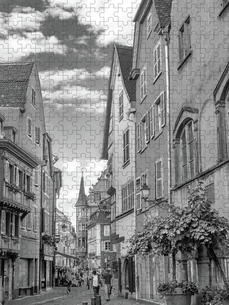 Travel Jigsaw Puzzle featuring the photograph A Street in Colmar by W Chris Fooshee