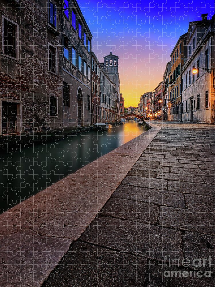 Canal Jigsaw Puzzle featuring the photograph A Venice corner by The P