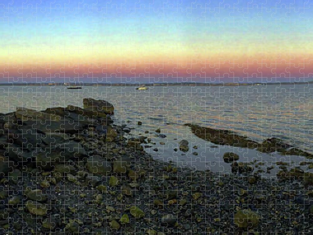 Scenic Jigsaw Puzzle featuring the photograph A View of the Bay by Jim Feldman