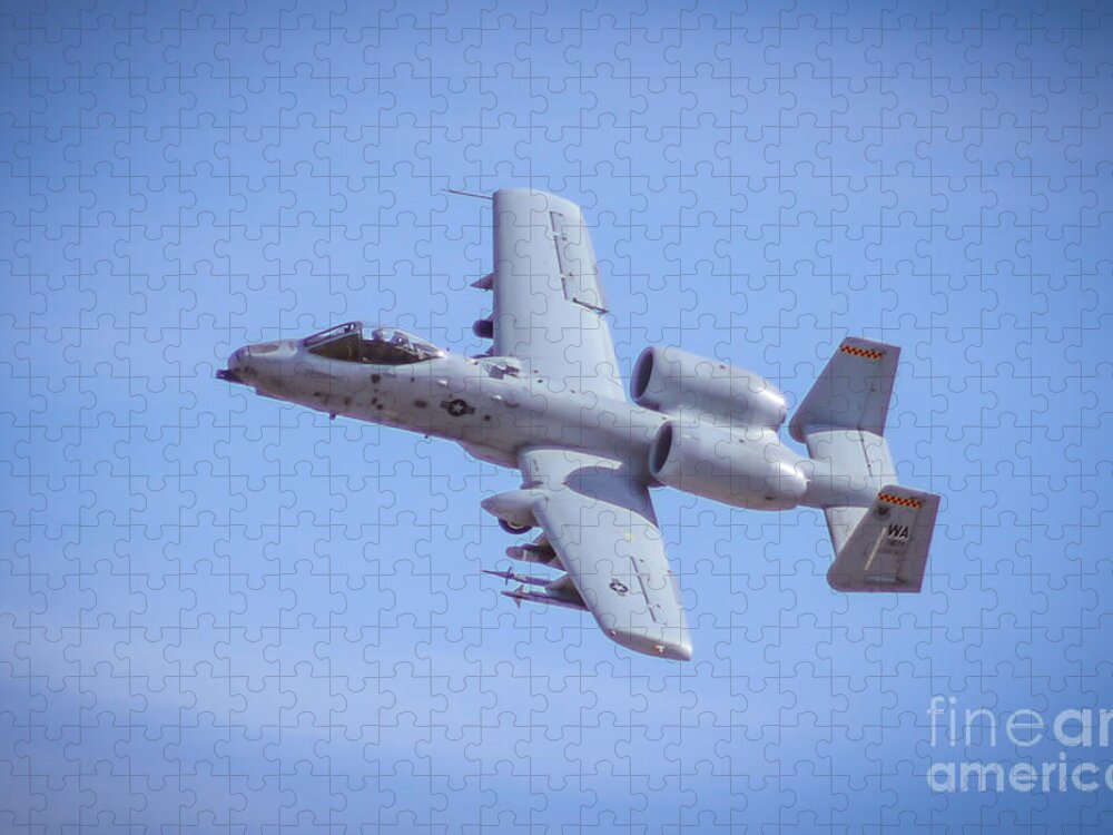 Usaf Jigsaw Puzzle featuring the photograph A10 by Darrell Foster